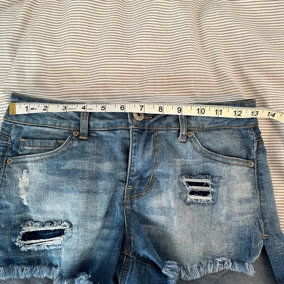 Stretch Denim shorts size 0 - Picture 4 of 6